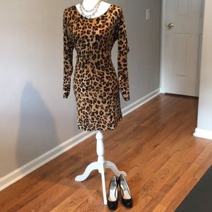 Leopard print dress